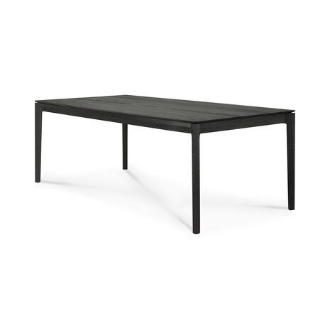 Ethnicraft Oak Bok black dining table 220 cm