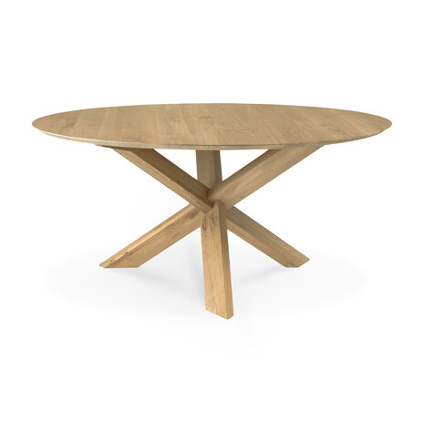 Ethnicraft Oak Circle dining table 163 cm 