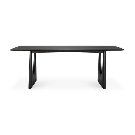 Ethnicraft Oak Geometric black dining table 220 cm 