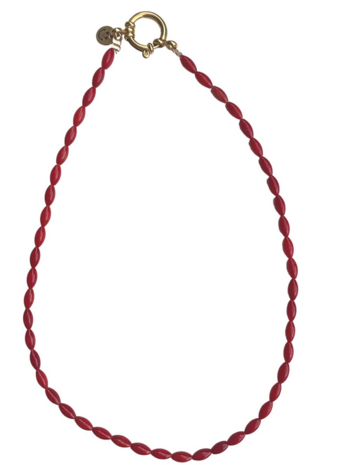 Bonnie Studios Tommy Coral necklace rood