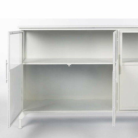 deuren miya dressoir metaal wit