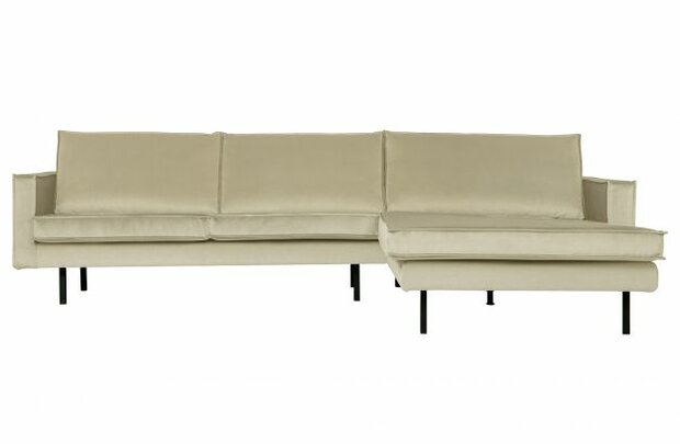 WOOOD Premium Rodeo Chaise Longue Rechts Velvet Pistache