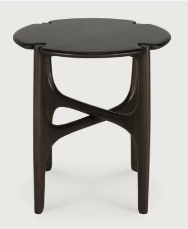 Ethnicraft Mahogany PI dark brown side table