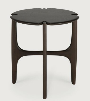 Ethnicraft Mahogany PI dark brown side table