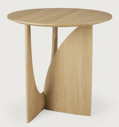 Ethnicraft Oak Geometric side table oak