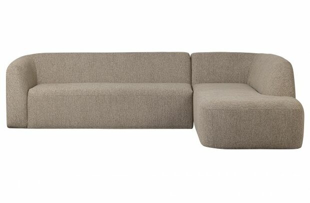 WOOOD Premium Sloping Hoekbank Rechts Naturel Melange