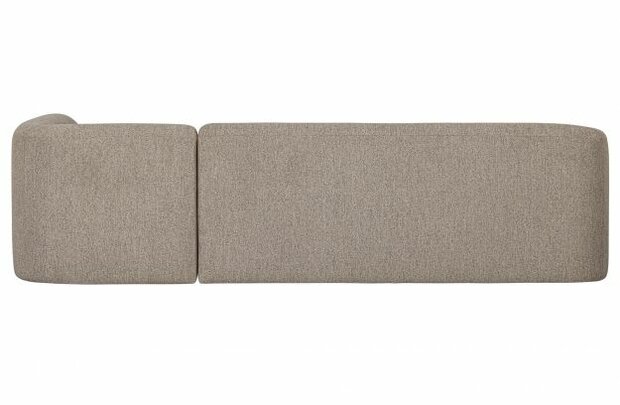 WOOOD Premium Sloping Hoekbank Rechts Naturel Melange