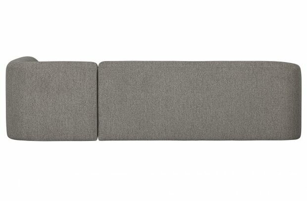 WOOOD Premium Sloping Hoekbank Rechts Grijs Melange
