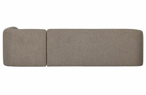 WOOOD Premium Sloping Hoekbank Rechts Lichtbruin Melange