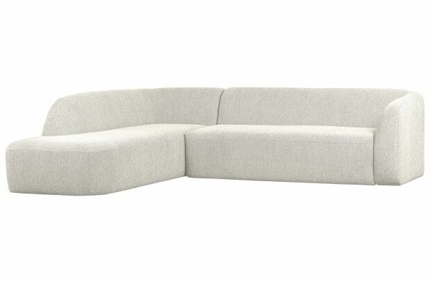 WOOOD Premium Sloping Hoekbank Links Pearl Melange