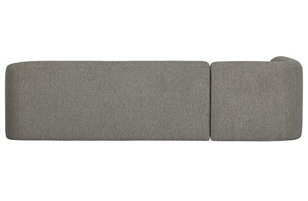 WOOOD Premium Sloping Hoekbank Links Grijs Melange