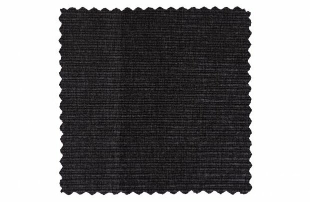 WOOOD Premium Statement xl 4-zits Bank 372cm Platte Brede Rib Graphite