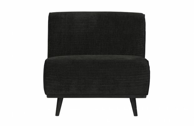 WOOOD Premium Statement 1-zits Element Brede Platte Rib Graphite