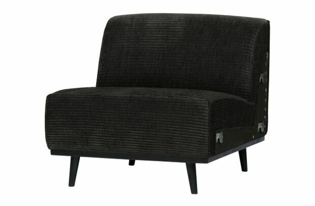 WOOOD Premium Statement 1-zits Element Brede Platte Rib Graphite