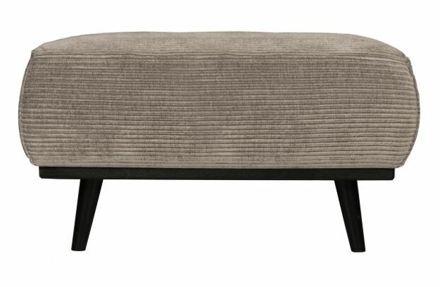 WOOOD Premium Statement Hocker Brede Platte Rib Clay