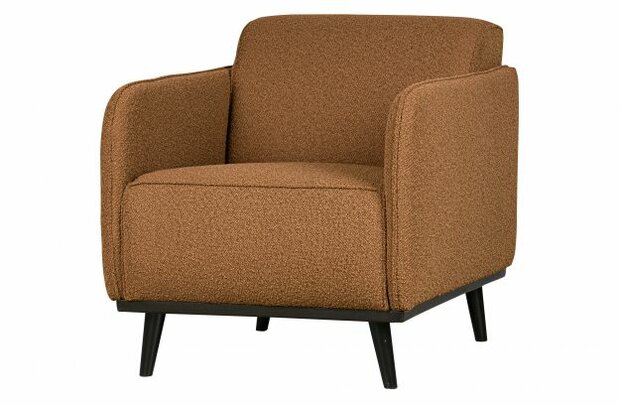 WOOOD Premium Statement Fauteuil Met Arm Boucle Butter