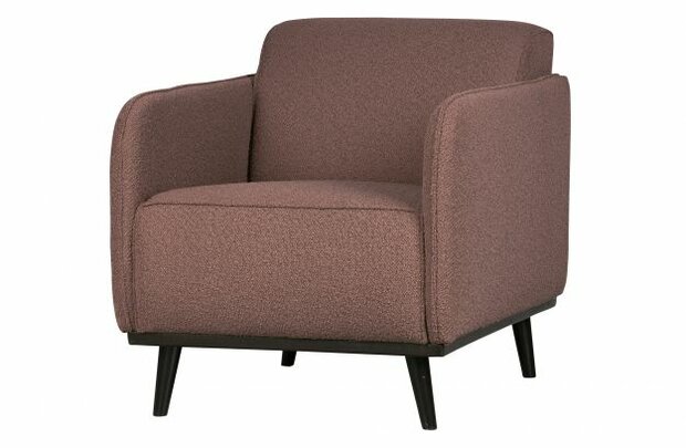 WOOOD Premium Statement Fauteuil Met Arm BoucLÈ Coffee