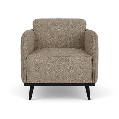 WOOOD Premium Statement Fauteuil Met Arm BoucLÈ Beige