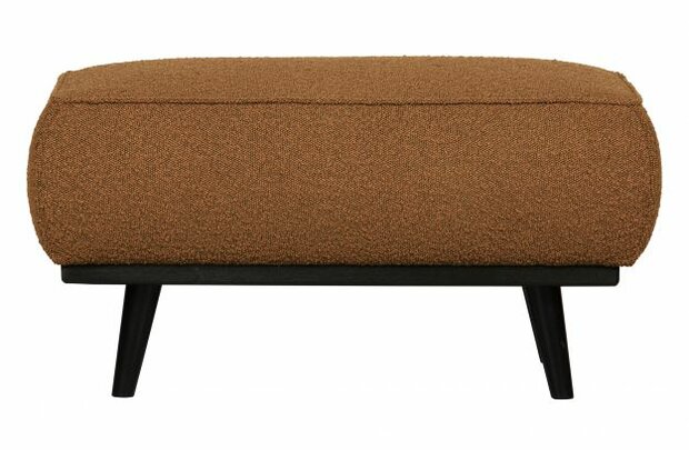WOOOD Premium Statement Hocker Boucle Butter