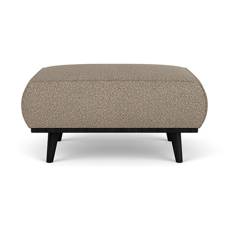 WOOOD Premium Statement Hocker BoucIé Beige