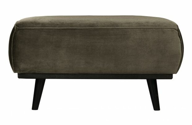 WOOOD Premium Statement Hocker Fluweel Warm Groen
