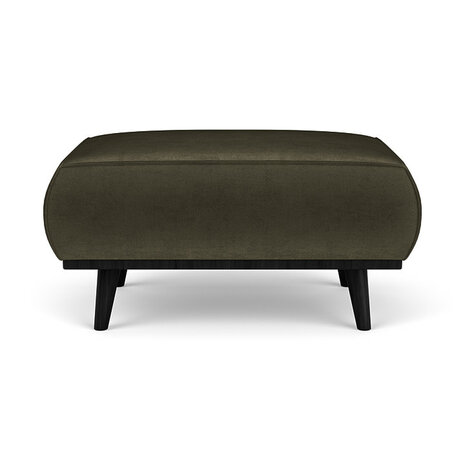 WOOOD Premium Statement Hocker Fluweel Warm Groen