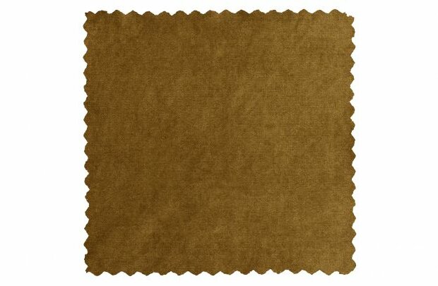 WOOOD Premium Statement Hocker Fluweel Honing Yellow