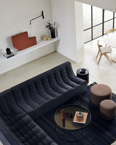 Ethnicraft N701 sofa - corner - graphite