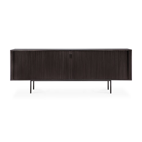 Ethnicraft Roller Max sideboard black 2 deuren 224cm