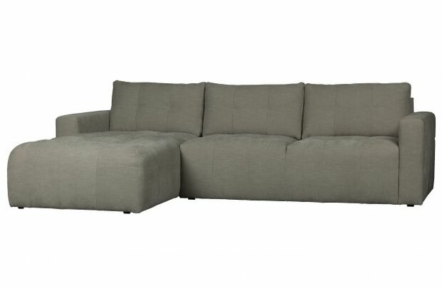 Vtwonen Bar Chaise Longue Geweven Stof Links Warm Grijs