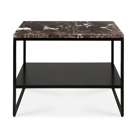 Ethnicraft Stone side table marble black emperador