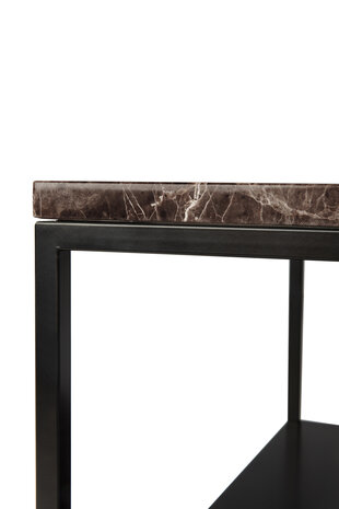 Ethnicraft Stone side table marble black emperador