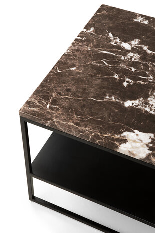 Ethnicraft Stone side table marble black emperador