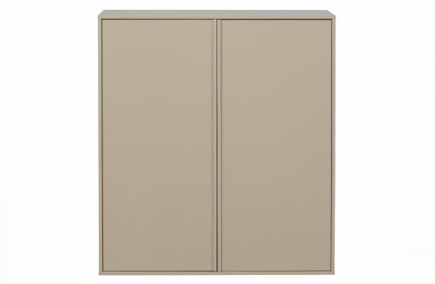 Vtwonen Daily Closet Double 110x100cm Grenen Dakargrau [FSC]