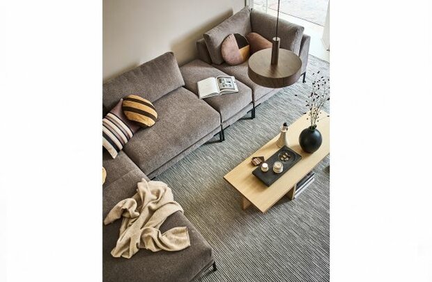 Vtwonen Couple Loveseat Element Taupe