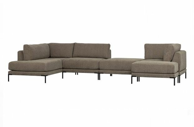 Vtwonen Couple Loveseat Element Taupe