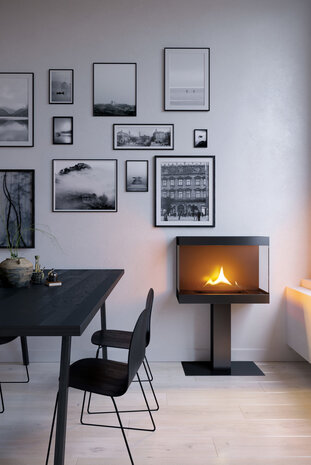 Tenderflame Stack wandhaard black