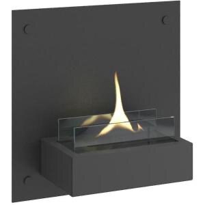 Tenderflame Solo 180 wandhaard black aluminium