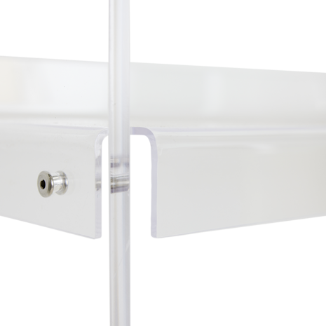 HKLIVING Modular acrylic cabinet 240 cm clear