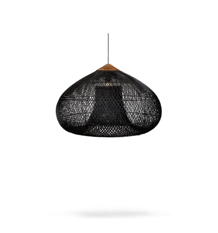 Dbodhi Bright Drum Lamp Charcoal 80cm