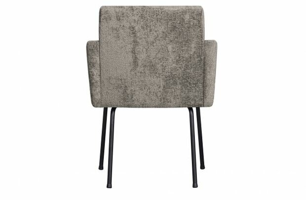 WOOOD Premium Mount Eetkamerstoel Grof Geweven Stof Taupe