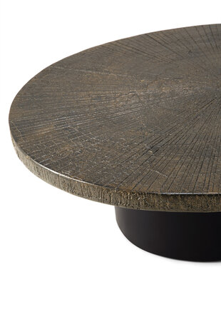 Ethnicraft Slice coffee table minerals whisky oval