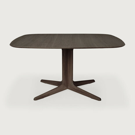 Ethnicraft Corto Dining Table Varnished Oak Brown Square