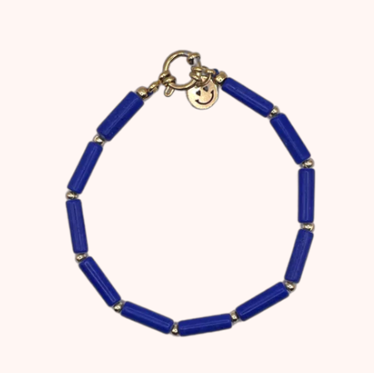 Bonnie Studios Mickey Tube blauw armband