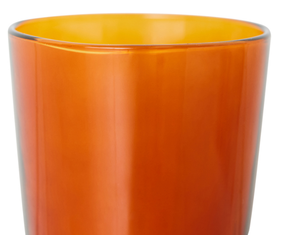 HKliving 70s glassware: tea glasses amber brown (set of 4)