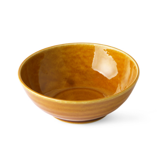 HKLIVING Kyoto ceramics: Japans soep kom bruin