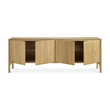 Ethnicraft PI sideboard oak 4 doors