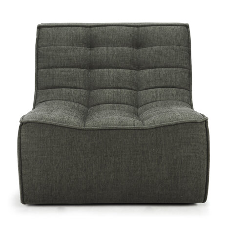 Ethnicraft N701 sofa - 1 seater Moss