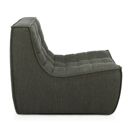 Ethnicraft N701 sofa - 1 seater Moss