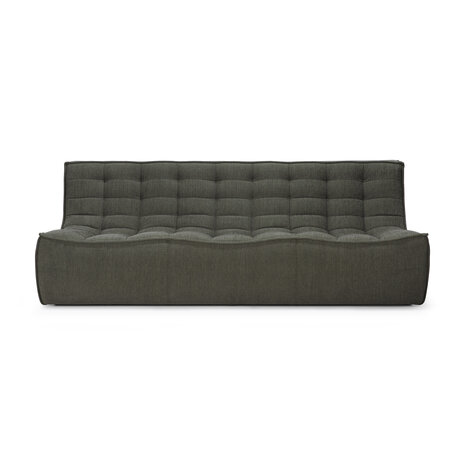 Ethnicraft N701 sofa - 3 seater - Moss